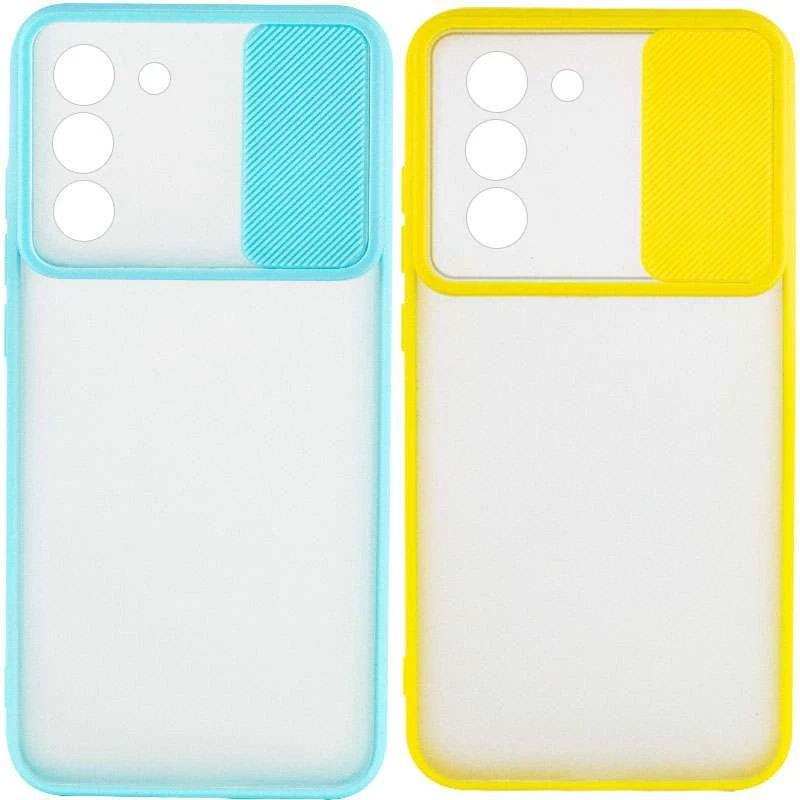 

Матовий силіконовий чохол зі шторкою для камери на Samsung Galaxy S21 FE