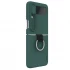 Силиконовая накладка Nillkin Camshield Silky для Samsung Galaxy Z Flip4 – Forest Green. Фото 2 из 5