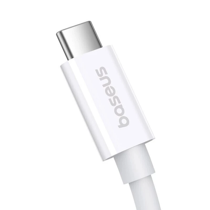 Дата кабель Baseus Superior 2 USB4 Full-Function Type-C to Type-C 240W (1.8m) (P10365200211-05) – Moon White. Фото 3 из 5