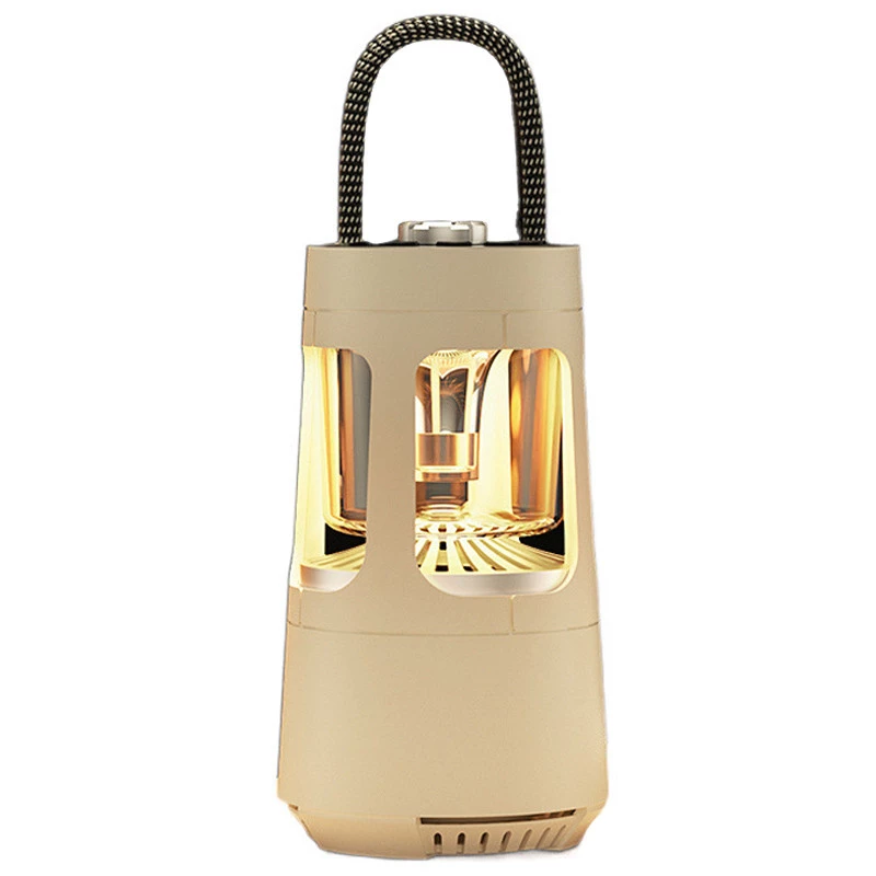 Кемпінговий ліхтар акумуляторний QD08 2in1 + Bluetooth колонка – Biege. Фото 1 з 6