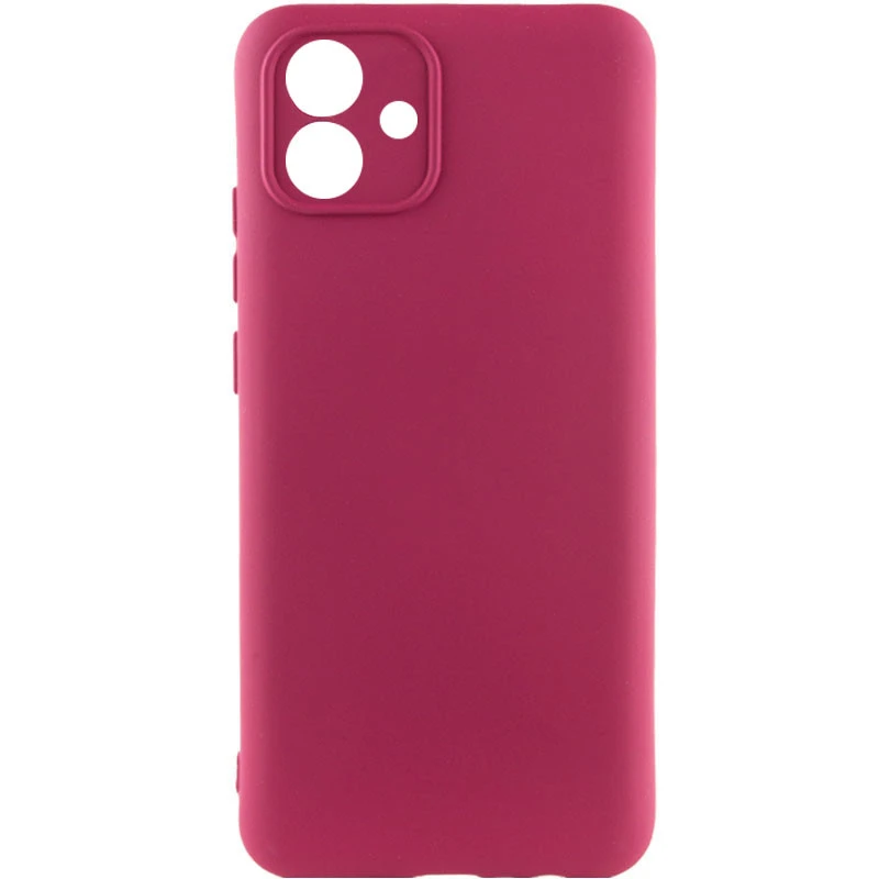 Чохол Silicone Case Lakshmi Premium із закритою камерою для Samsung Galaxy A04e – Бордовий / Plum. Фото 2 з 11
