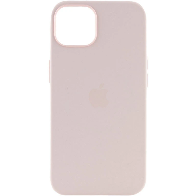 Чохол Silicone case (AAA) with Magsafe and Animation для Apple iPhone 15 (6.1") – Рожевий / Light pink. Фото 2 з 3