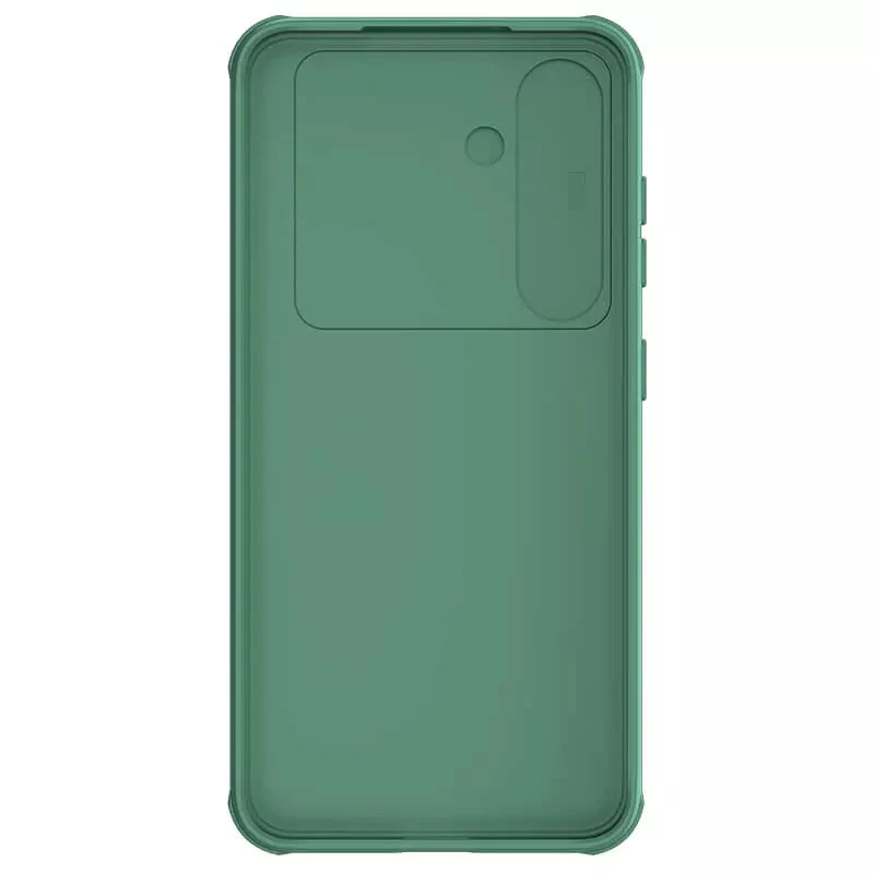 Карбоновая накладка Nillkin Pro со шторкой для камеры для Samsung Galaxy A55 – Deep Green. Фото 6 из 6
