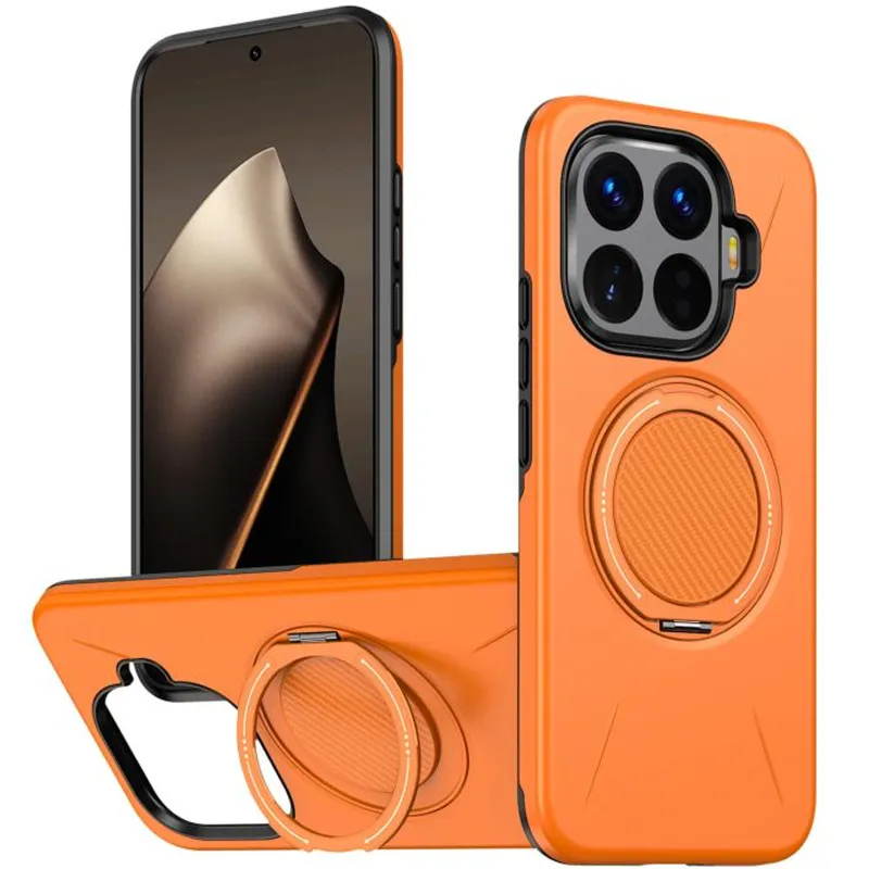 TPU+PC чохол Kalebol Magnetic Case для Xiaomi 15T Pro – Orange. Фото 2 з 3