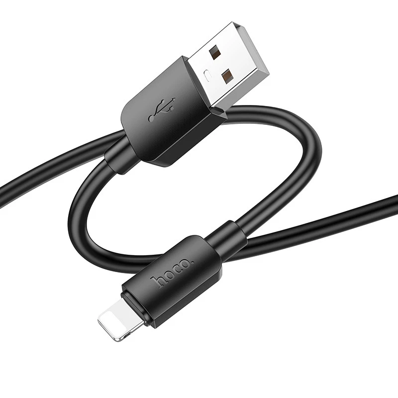 Дата кабель Hoco X96 Hyper USB to Lightning 2.4A (1m) – Black. Фото 3 з 6