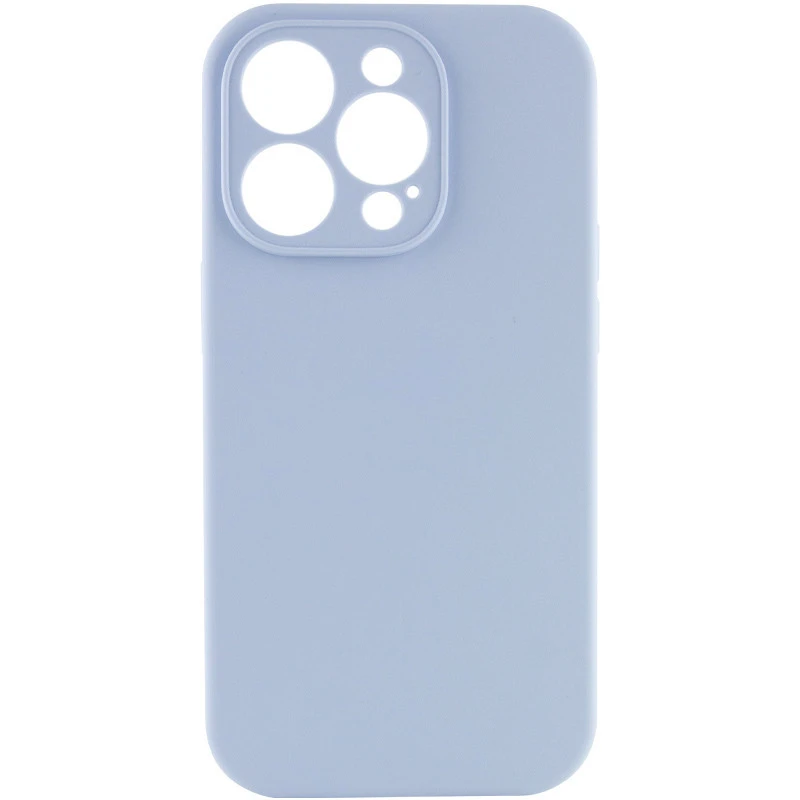 Чохол з захистом камери Silicone Case для Apple iPhone 14 Pro (6.1") – Блакитний / Lilac Blue. Фото 1 з 6