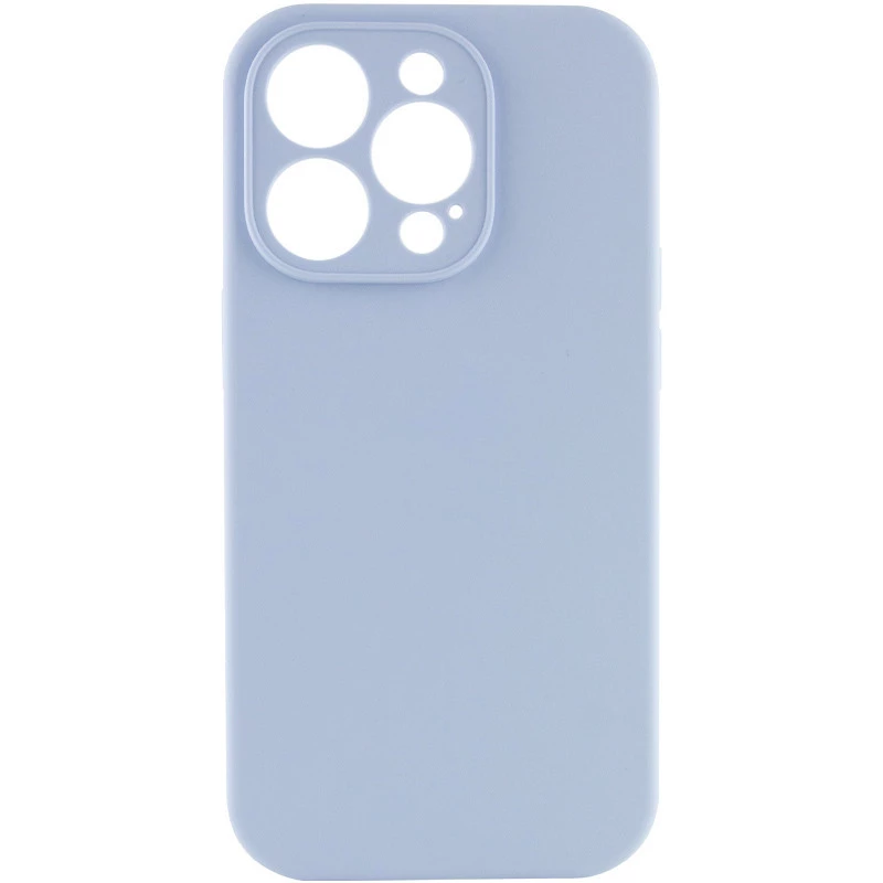 

Чехол с защитой камеры Silicone Case Apple iPhone 15 Pro (6.1") (Голубой / Lilac Blue), Блакитний / lilac blue