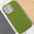 Чохол з закритим низом Silicone Case на Apple iPhone 13 Pro Max (6.7") – Зелений / Dark Olive. Фото 6 з 9