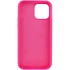 Чехол с закрытым низом Silicone Case для Apple iPhone 12 Pro Max (6.7") – Розовый / Barbie pink. Фото 2 из 4