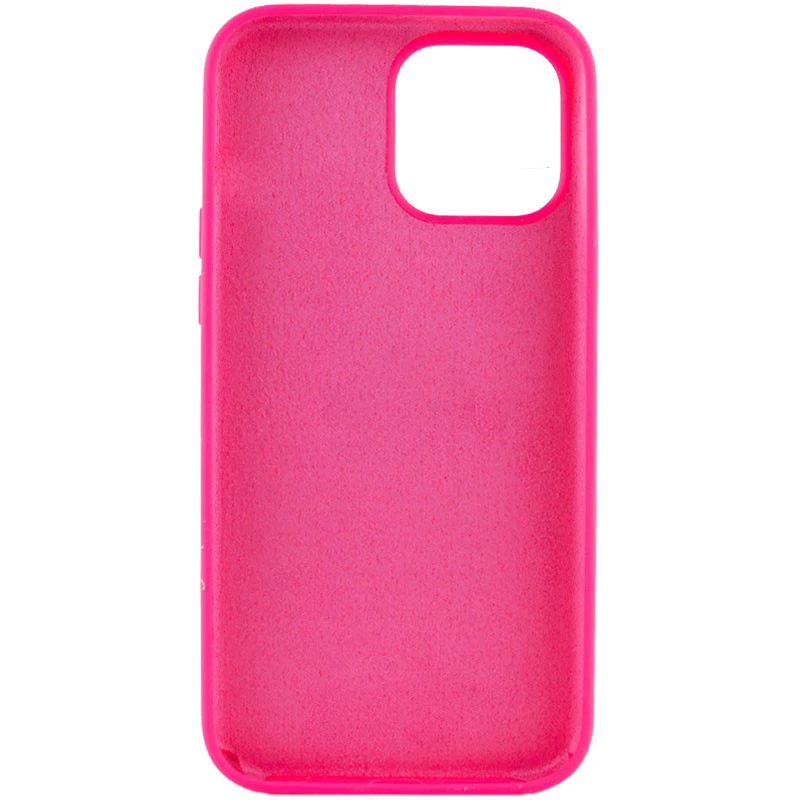 Чохол з закритим низом Silicone Case на Apple iPhone 14 Plus (6.7") – Рожевий / Barbie pink. Фото 2 з 3