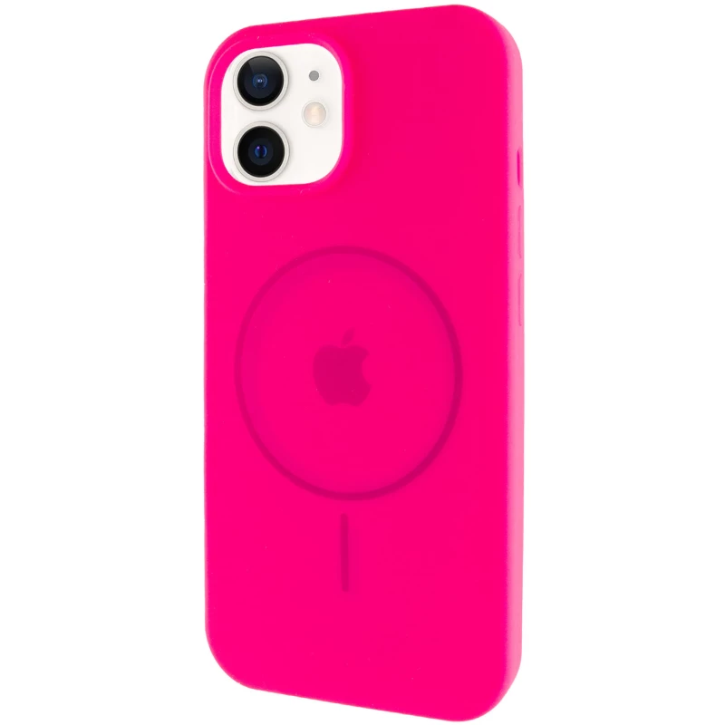 Чохол Silicone Armor Max with MagSafe для Apple iPhone 11 (6.1") – Рожевий / Barbie pink. Фото 3 з 9
