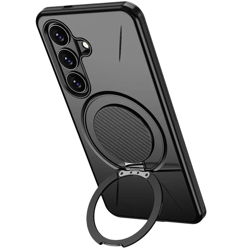 TPU+PC чохол Kalebol Magnetic Case для Samsung Galaxy A27 – Black. Фото 3 з 3