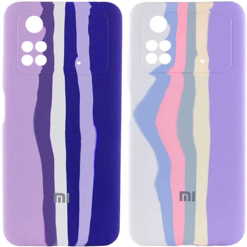 

Чохол Silicone Case Райдуга з закритим низом на Xiaomi Poco M4 Pro 4G