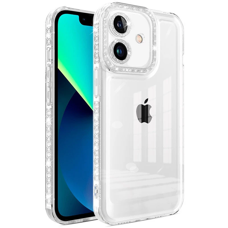 

Силіконовий чохол з візерунком на Apple iPhone 12 (6.1") (Прозорий)