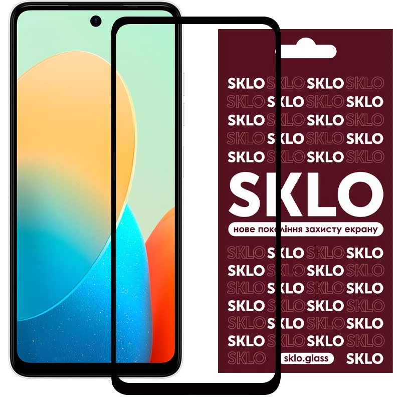 

Защитное стекло SKLO 3D для TECNO Spark 20C / Spark Go 2024 (Черный), Чорний