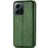 Чохол книжка GETMAN Cubic для Xiaomi Redmi Note 12 4G – Зелений. Фото 3 з 5