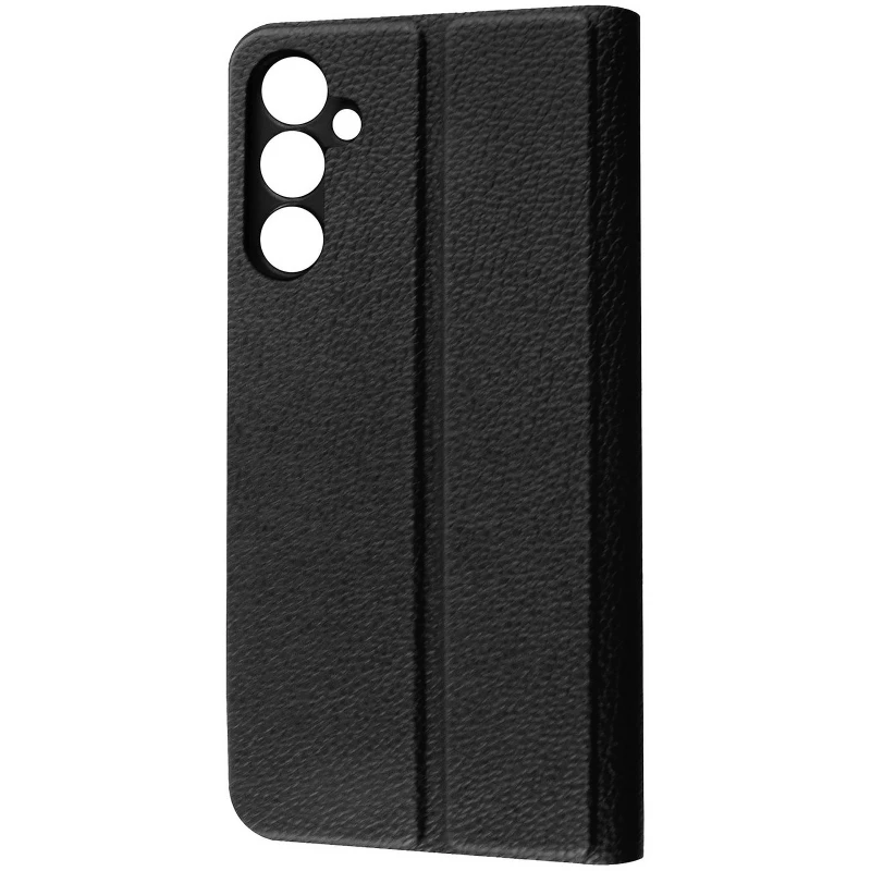 Чехол-книжка Fibra Flip для Samsung Galaxy S25 FE – Black grain. Фото 2 Чехол-книжка Fibra Flip для Samsung Galaxy S25 FE – Black grain. Фото 2 из 6