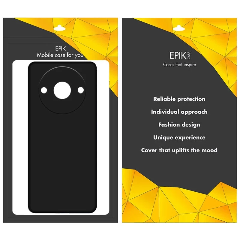 Чёрный силиконовый чехол Epik с защитой камеры для ZTE Nubia Focus – Черный. Фото 2 из 2