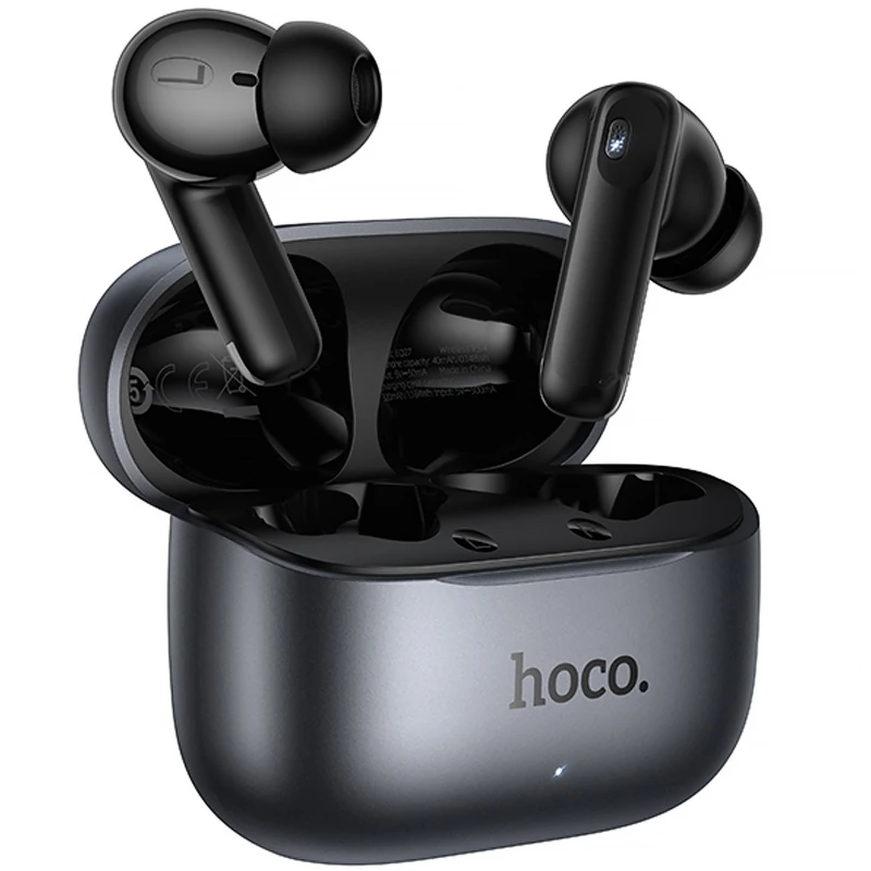 Бездротові TWS навушники Hoco EQ27 Fun ANC+ENC+smart AI translation – Metal gray. Фото 1 з 5