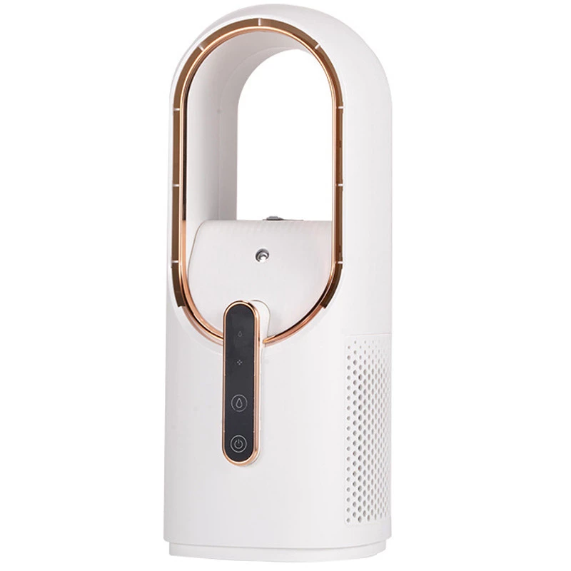 Настільний вентилятор F6 2in1 з зволожувачем повітря 2200mAh – White. Фото 1 з 8