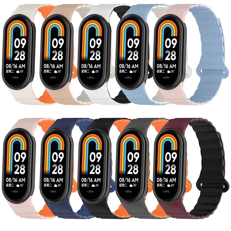Ремінець Dual-color Magnetic для Xiaomi Mi Band 9/8 фото 2 з 2