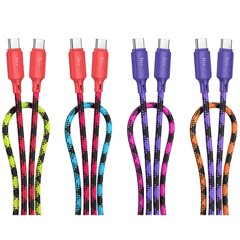 Дата кабель Hoco X116 Meridian Type-C to Type-C 60W (1m) фото 2 з 2