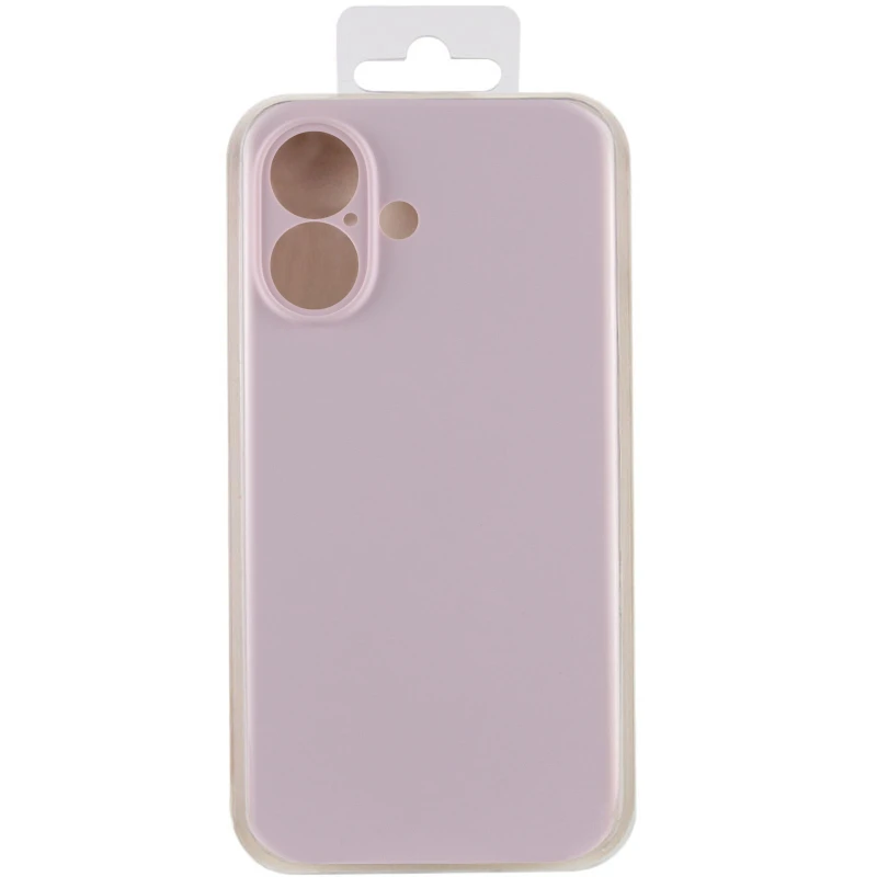 Чохол Silk Full Camera Protective (AA) NO LOGO для Apple iPhone 16 – Рожевий / Chalk Pink. Фото 10 з 10