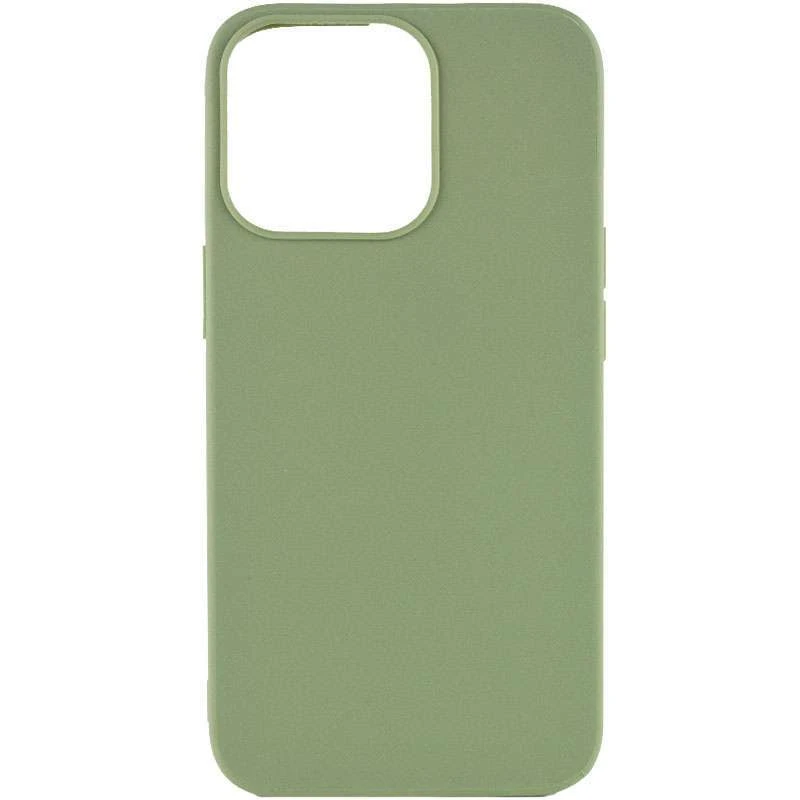 

Цветной силиконовый чехол для Apple iPhone 13 Pro (6.1") (Фисташковый), Фісташковий