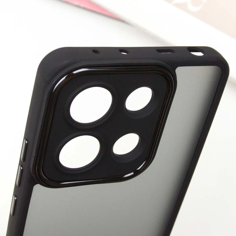 TPU+PC чохол Accent на Xiaomi Poco C75 – Black. Фото 5 з 6