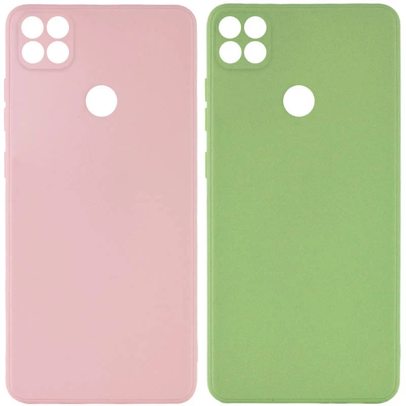 Кольоровий силіконовий чохол із захистом камери на Xiaomi Redmi 9C фото 1 з 2