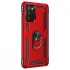 Протиударний чохол Serge Ring з кільцем на Samsung Galaxy A02s – Червоний. Фото 3 з 3
