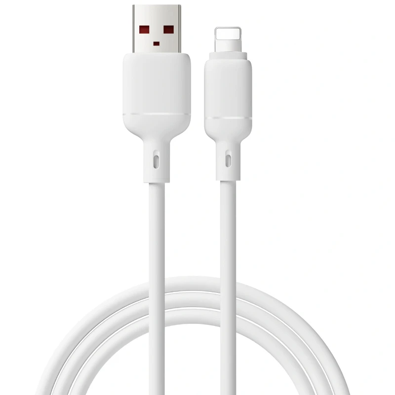 Дата кабель WIWU C087 Stellar USB to Lightning 2.1A (1m) – White. Фото 2 з 3
