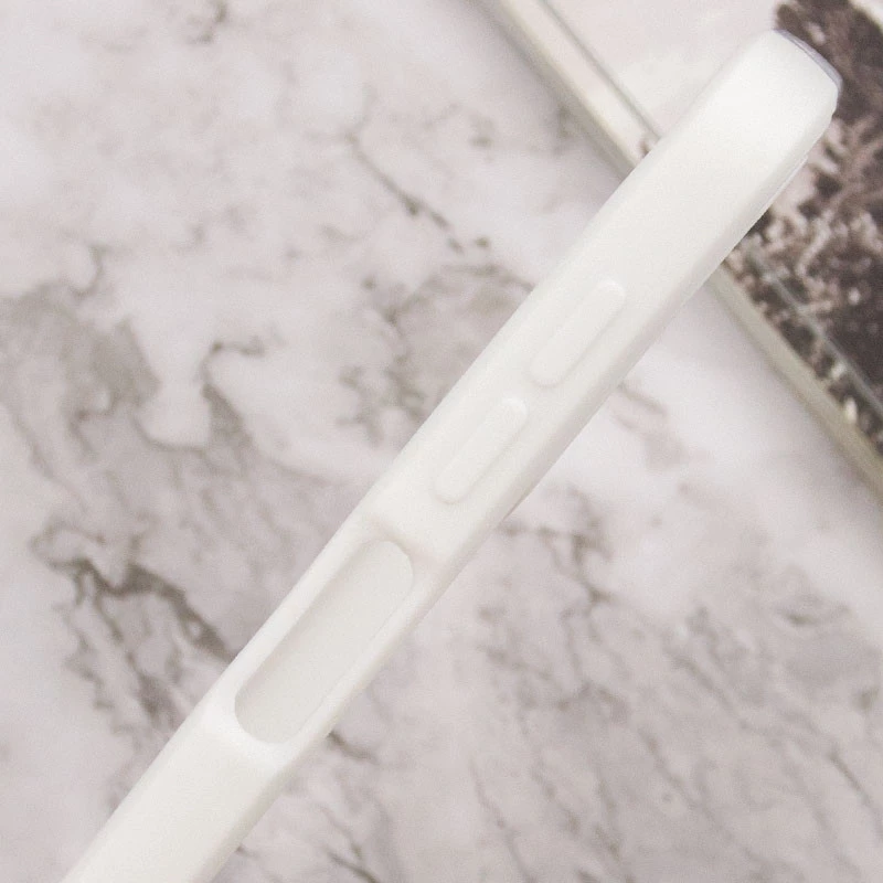 Кольоровий силіконовий чохол із захистом камери на Samsung Galaxy M54 5G – Білий / White. Фото 7 з 7