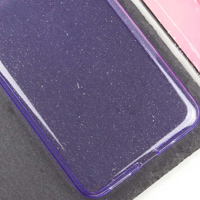 Блестящий силиконовый чехол на Xiaomi Redmi A3 – Purple. Фото 4 из 4