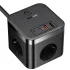 Подовжувач Baseus PowerCombo PD30W+QC3.0 (2USB-A/2C/2Socket) (1.5m) (BPS30) – Cluster Black. Фото 3 з 4