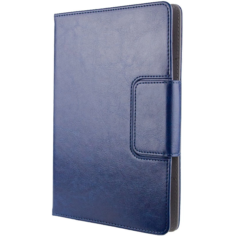 Універсальний шкіряний чохол книжка для планшета 7-8" – Синій. Фото 5 з 10