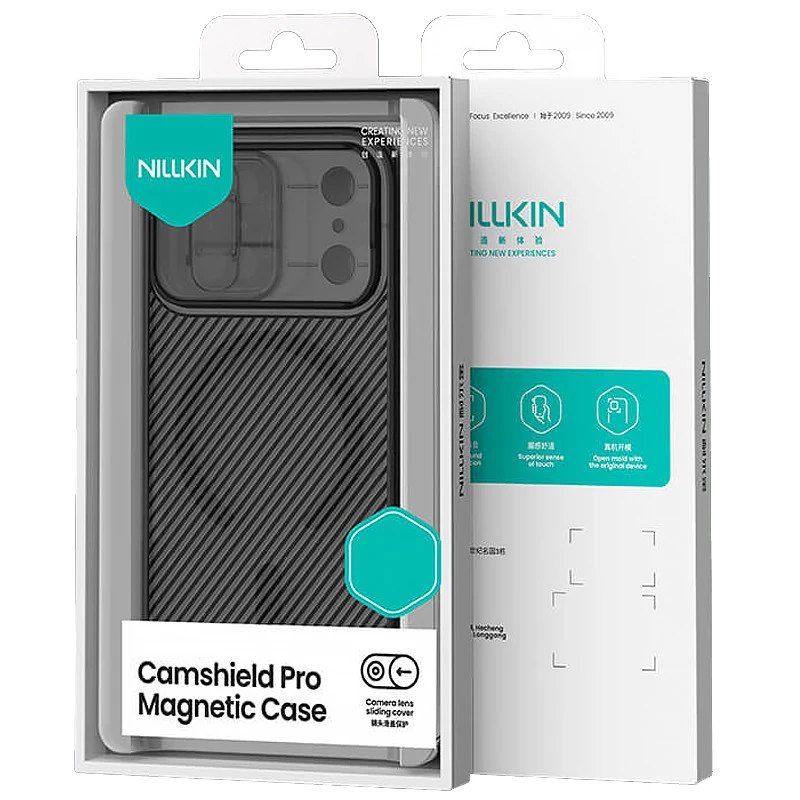 Пластиковая накладка Nillkin Pro со шторкой для камеры и магнитом для Apple iPhone 17 Pro (6.3") – Transparent black. Фото 6 Пластиковая накладка Nillkin Pro со шторкой для камеры и магнитом для Apple iPhone 17 Pro (6.3") – Transparent black. Фото 6 из 7