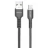 Дата кабель Amaya M30 USB to MicroUSB 2.4A (1m) – Black. Фото 1 з 2