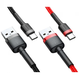 Дата кабель Baseus Cafule Type-C Cable 3A (0.5m) фото 1 з 1