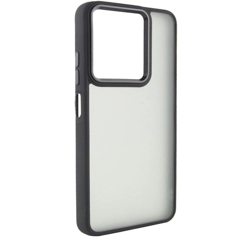 Чехол TPU+PC Lyon Frosted на Infinix Hot 40 – Black. Фото 1 из 2