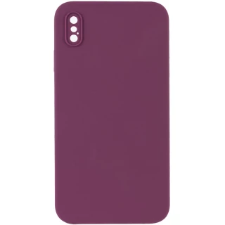Чехол Silicone Case Square L с защитой камеры для Apple iPhone XS (5.8") фото 1 из 3