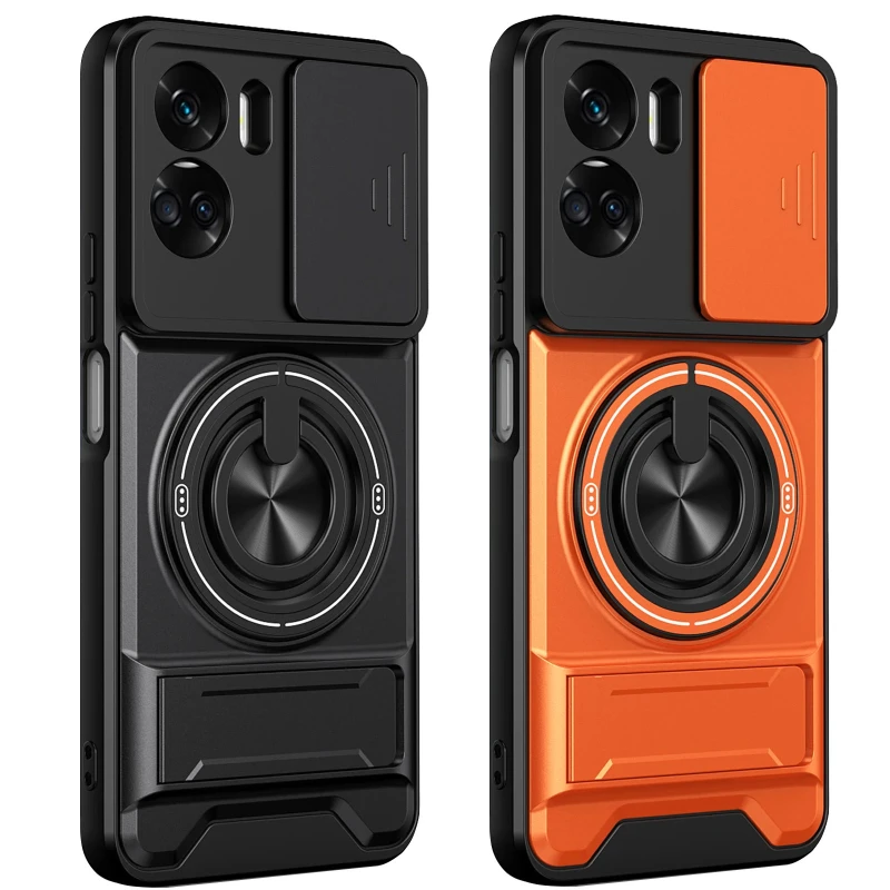 Ударостійкий чохол Camshield StandRing case для Oppo A96 фото 1 з 1