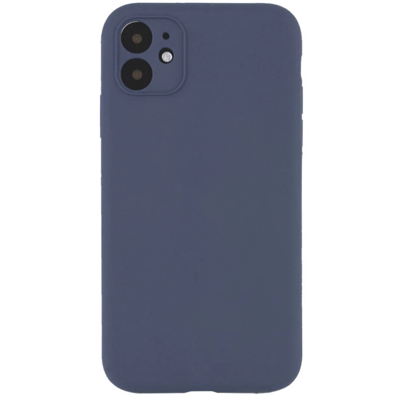 Чохол з захистом камери Silicone Case для Apple iPhone 12 (6.1") – Сірий / Lavender Gray. Фото 1 з 1