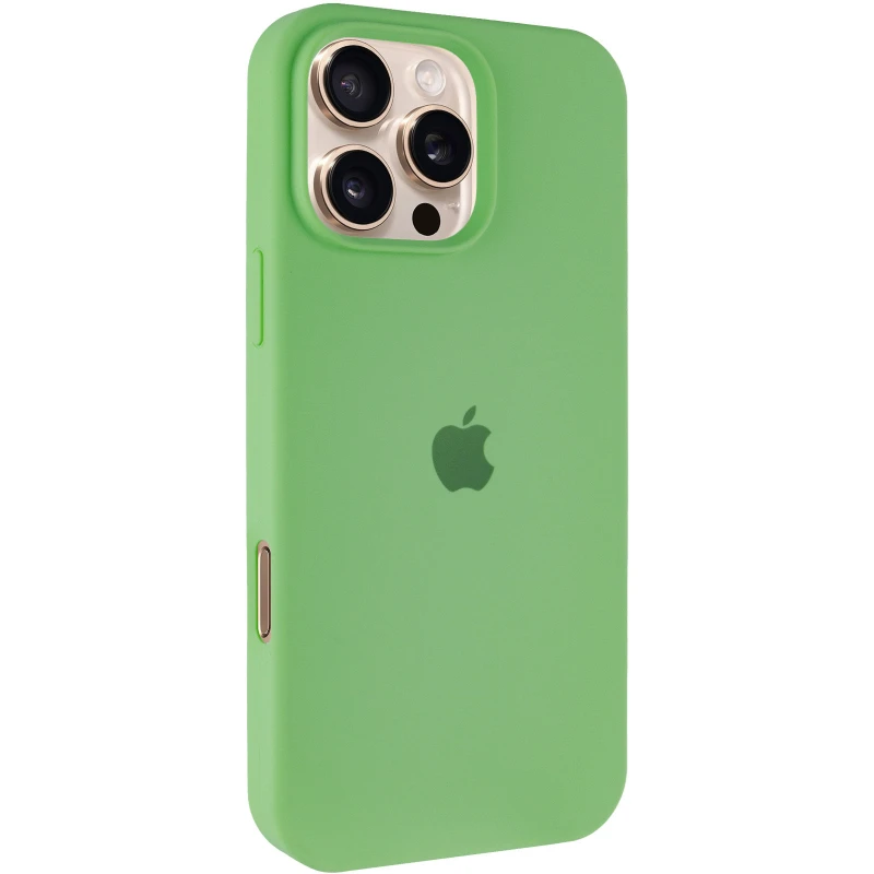 Чохол Silicone Case з закритим низом на Apple iPhone 16 Pro – М'ятний / Mint. Фото 2 з 8