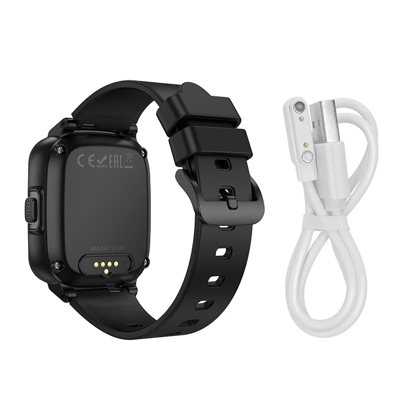 Детские cмарт-часы Hoco Y104 4G – Black. Фото 2 из 4