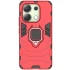 Протиударний чохол Transformer з кільцем на Xiaomi Redmi Note 13 4G – Червоний / Dante Red. Фото 2 з 6