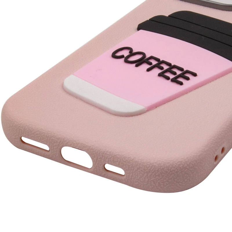 Чохол Labubu Toys для Apple iPhone 15 Pro (6.1") – Coffee / Pink. Фото 6 з 6