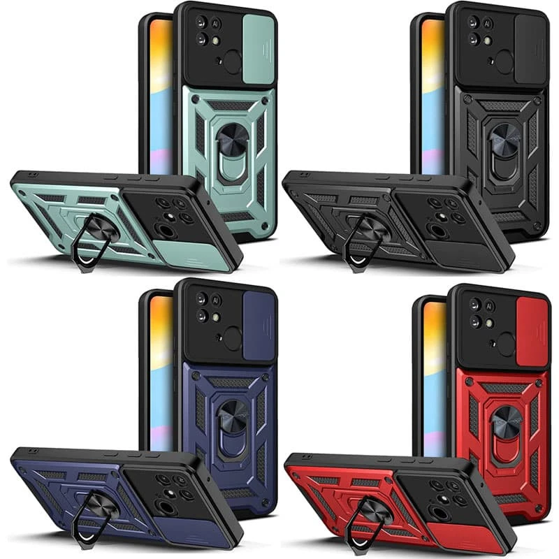 Ударопрочный чехол Ummi Camshield Serge Ring (in box) для Xiaomi Redmi 10C фото 2 из 3