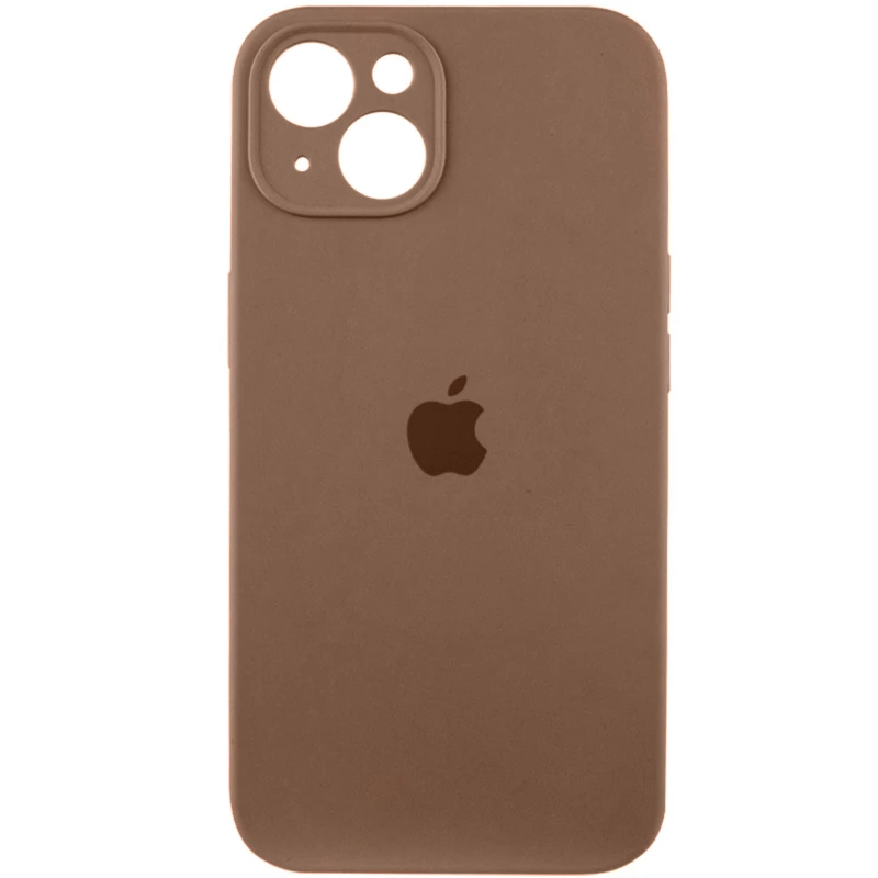 Чохол Silicone Case з захистом камери на Apple iPhone 15 Plus (6.7") – Коричневий / Brown. Фото 1 з 1