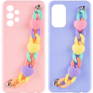 Чохол Heart з ланцюгом на Samsung Galaxy A32 (A325F) 4G фото 1 Чохол Heart з ланцюгом на Samsung Galaxy A32 (A325F) 4G фото 1 з 2